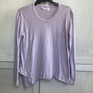 Wilt cotton slub slant hem tunic